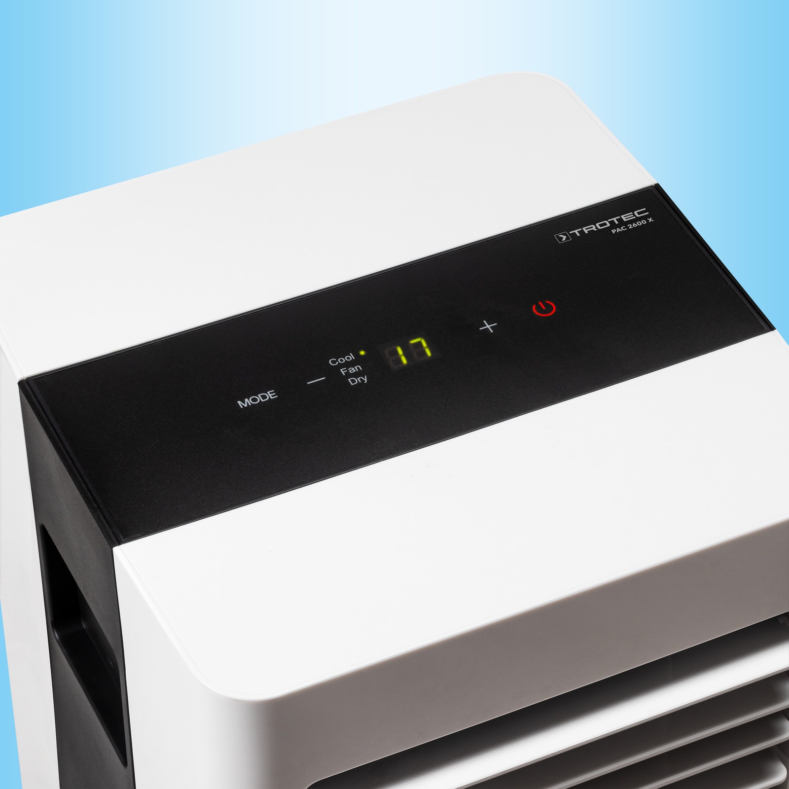 TROTEC Lokales Klimagerät PAC 2600 X mobile 2,6 kW Klimaanlage 3-in-1-Klimagerät zur Kühlung und Klimatisierung [EEK A]